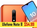  ! Ulefone Note 8P - $54.99      , Android 10 Go