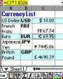 TinySheet v5.01  Palm OS 5