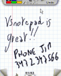 Vsnotepad White Version v2.5  Windows Mobile 2003, 2003 SE, 5.0, 6.x for Pocket PC