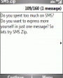 SMS Zip v1.0  Windows Mobile 5.0, 6.x for Smartphone