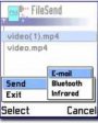 FileSend v1.01  Symbian 6.1, 7.0s, 8.0a, 8.1 S60