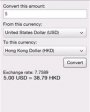 Mobile Currency Converter v1.6  Windows Mobile 5.0, 6.x for Pocket PC