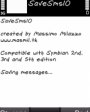 Sav SMS IO v0.41  Symbian OS 9.4 S60 5th edition  Symbian^3