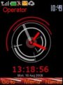 Animated Red Clock