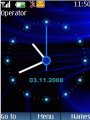 Blue Swf Clock