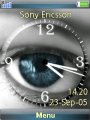 Blue Eye Clock