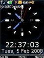 Swf Black Abst Clock
