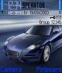 Blue Mazda Rx 8