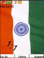 India Flag Clock