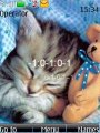 Clock - Kitten