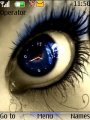 Blue Eye Clock