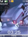 Winter Scene Clock