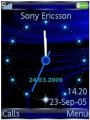 Deep Blue Clock