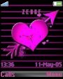 Pink Heart Clock