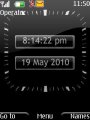 Black Digital Clock