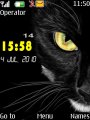 Black Cat Clock