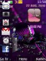 Purple Drop Clock