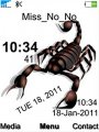 Scorpion Clock