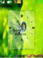 Vista Leaf Clock