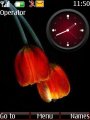 Flowers Clock Analog