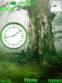 Green Nature Clock