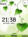 Love Leaf Clock