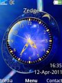 Blue Analog Clock