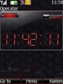 Digital Red Clock