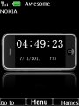 Black Digital Clock