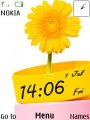 Yellow Flower Clock