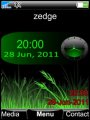 3d Grass Dual Clock