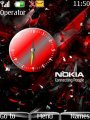 Nokia Red Clock