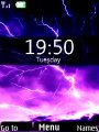 Thunder Iphone Clock
