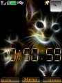 Animated Kitty Clock