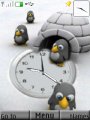 Penguins Clock