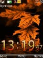 Autumn Digital Clock
