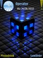 Blue Light Cube