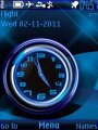 Blue Analog Clock