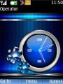 Blue Flash Clock