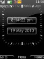 Black Digital Clock