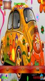 Retro Hippie Car