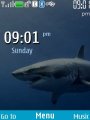 Blue Shark Clock