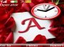 Letter a clock