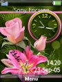 Flower dual clock