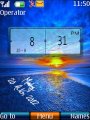 Sunset digital clock