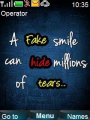 Fake smile