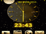Gold clock