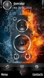 Fire and water speaker