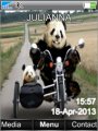 Biker panda