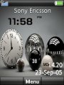 Sony abstract clock